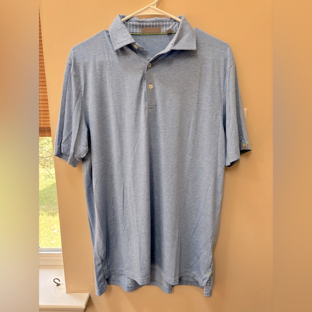Men's Light Blue Polo Shirt